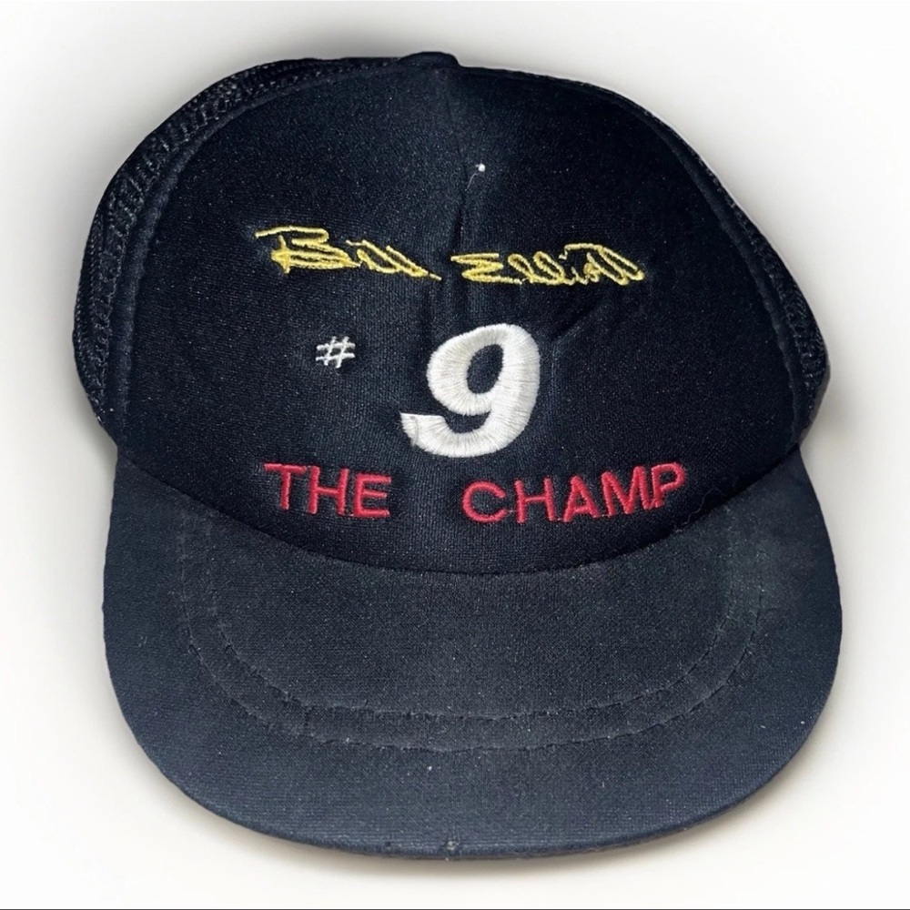 Vintage 1988 Bill Elliot Youth Size Foam Hat Cap NACAR Racing Snapback #9 80s